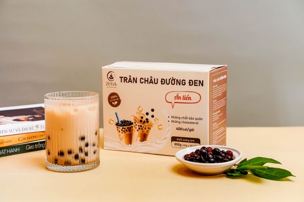 Trân châu Tảo biển Đường đen - Hộp 800g (20 gói x 40g)